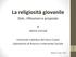 La religiosità giovanile