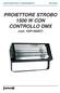 PROIETTORE STROBO 1500 W CON CONTROLLO DMX