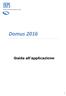 Domus 2016 Guida all applicazione