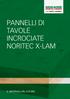 PANNELLI DI TAVOLE INCROCIATE NORITEC X-LAM