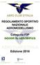 Edizione 2016 REGOLAMENTO SPORTIVO NAZIONALE AEROMODELLISMO. Categoria F3P INDOOR Rc AEROBATICS