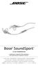 Bose SoundSport in-ear headphones
