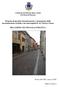 Progetto di parziale ristrutturazione e risanamento della pavimentazione stradale e dei marciapiedi di via Vittorio Veneto