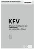 KFV Chiusure multipunto per riparazione con comando a chiave