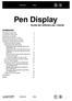 Pen Display. Guida del software per l'utente
