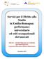 Servizi per il Diritto allo Studio in Emilia-Romagna: performance universitarie ed esiti occupazionali dei laureati