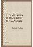 IL GLOSSARIO PEDAGOGICO D.L.vo 59/2004