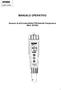 MANUALE OPERATIVO. Sensore di ph/conducibilità/tds/salinità/temperatura (Mod. EC500)