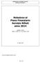 Relazione al Piano Finanziario Servizio Rifiuti anno 2014