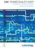 CIM - POWER QUALITY AUDIT. Garantire la massima qualità elettrica d impianto