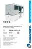 NECS / NECS-D. NECS kw R410A. Refrigeratore di liquido condensato ad aria Air cooled liquid chillers.