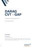 DARAG CVT - GAP. Contratto di assicurazione CVT. Ed. Gennaio