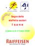 Sagra della staffetta scolari. I s o n e DOMENICA 8 OTTOBRE Sponsor: Banca Raiffeisen Alto Vedeggio