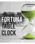 FORTUNA TABLE CLOCKS
