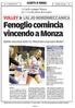 VOLLEY» LIU JO NORDMECCANICA Fenoglio comincia vincendo a Monza