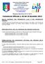 Comunicato Ufficiale n. 62 del 19 dicembre 2014