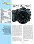 Sony SLT-A99. Test MTF