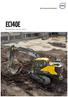 EC140E. Escavatori Volvo 13,2-17,0 t 122 CV