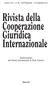 Rivista della Cooperazione Giuridica Internazionale