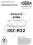 ISZ-R32 MANUALE D USO CONDIZIONATORI D ARIA. Leggere il manuale