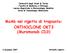 MoAb nel rigetto di trapianto: ORTHOCLONE OKT3 (Muromonab CD3)