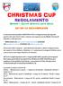 CHRISTMAS CUP. REGOLAMENTO Sassari - Centro Sportivo Latte Dolce DICEMBRE2016