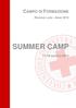 CAMPO DI FORMAZIONE REGIONE LAZIO - ANNO 2013 SUMMER CAMP