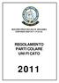 SEZIONE PROVINCIALE DI BOLOGNA CONVENZIONATA F.I.P.S.A.S. REGOLAMENTO PARTICOLARE UNIFICATO