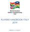 PLAYERS HANDBOOK ITALY 2019