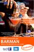 BARMAN. CORSO triennale per. IeFP RIVOLTO AI GIOVANI DAI 14 AI 16 ANNI. Costruisci il tuo futuro. Scegli il tuo lavoro.