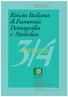 SIEDS SOCIETÀ ITALIANA DI ECONOMIA DEMOGRAFIA E STATISTICA