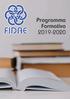 FIDAE. Programma Formativo