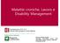 Malattie croniche, Lavoro e Disability Management