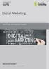 Digital Marketing. Certificate of Advanced Studies