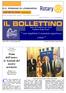 Tema dell anno: le Aziende del nostro territorio. Non aspettare il momento opportuno: crealo! Presiede il Presidente Giorgio Finazzi