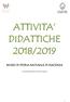 ATTIVITA DIDATTICHE 2018/2019