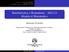 Bioinformatica e Biostatistica /13 Modulo di Biostatistica