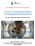 ITALY UNITED NATIONS LEADERSHIP PROGRAM
