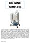 DD WINE SIMPLEX. DDWine Simplex