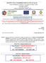 PROGRAMMA OPERATIVO REGIONALE FONDO EUROPEO DI SVILUPPO REGIONALE - FESR