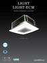 LIGHT LIGHT-ECM VENTILCONVETTORE A CASSETTA. 100% Made in Italy