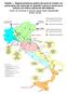 Tabella 1 - Rappresentazione grafica dei punti di entrata e di uscita dalla rete nazionale di gasdotti (i punti di uscita sono indicati con lettere