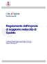 Regolamento dell'imposta di soggiorno nella città di Spoleto
