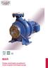 P O MPE. Iso Cert. N 0633 MAR. Pompe centrifughe monoblocco Close-coupled centrifugal pumps