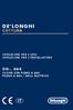 DE LONGHI COTTURA DG CUCINE CON PIANO A GAS FORNO A GAS / GRILL ELETTRICO ISTRUZIONI PER L USO ISTRUZIONI PER L INSTALLATORE