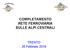 COMPLETAMENTO RETE FERROVIARIA SULLE ALPI CENTRALI. TRENTO 26 Febbraio 2019