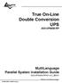 True On-Line Double Conversion UPS A03-OP6000-RP