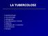 LA TUBERCOLOSI. epidemiologia microbiologia patogenesi manifestazioni cliniche diagnosi strategie per il controllo prevenzione terapia