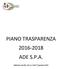 PIANO TRASPARENZA ADE S.P.A.