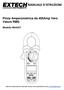 MANUALE D'ISTRUZIONI. Pinza Amperometrica da 400Amp Vero Valore RMS. Modello MA435T